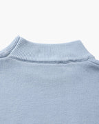 PULL COL MONTANT CÔTELÉ