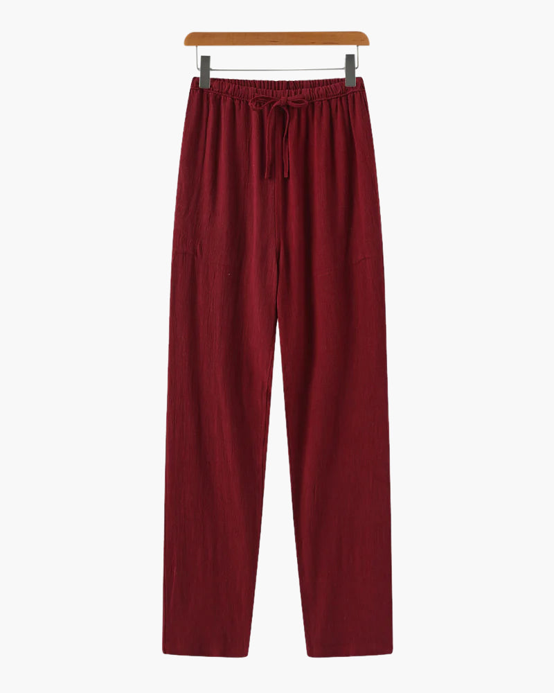 MARRAKECH PANTALON LIN SLIM
