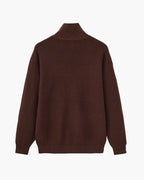PULL DEMI-ZIP MAILLE RAFFINÉ