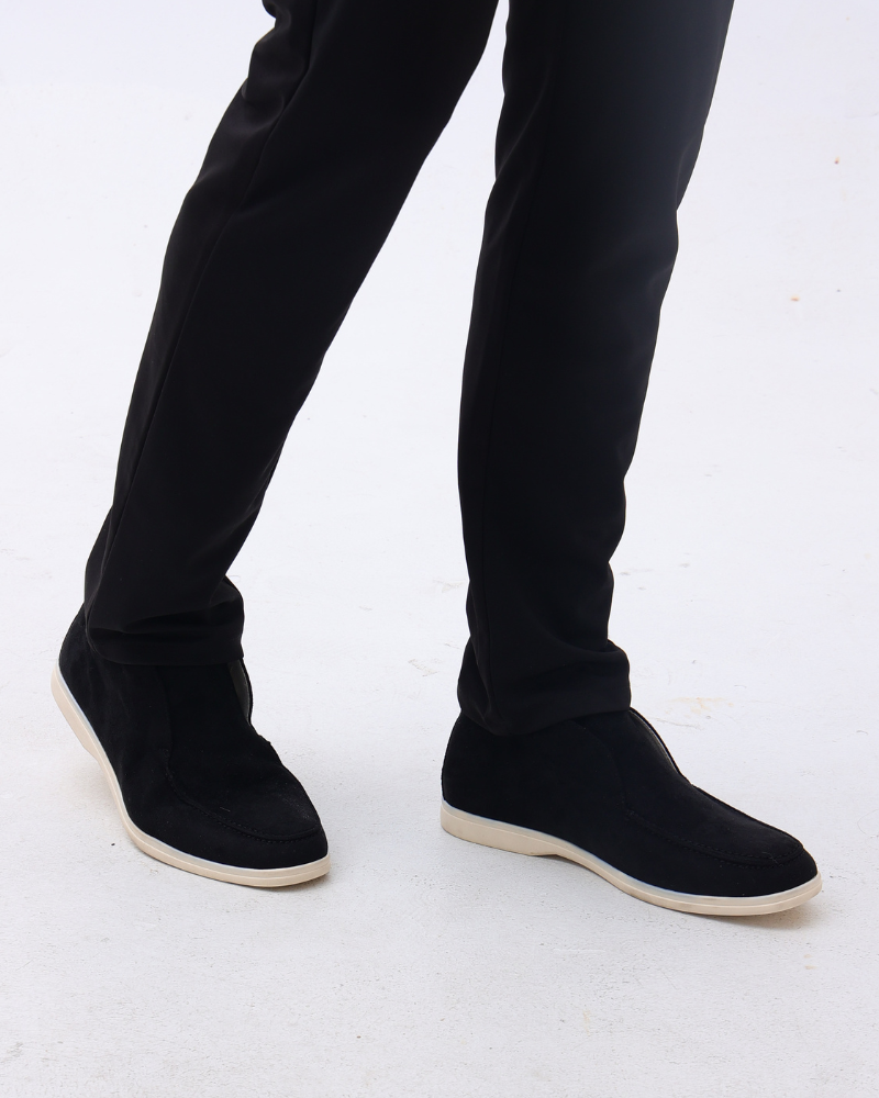 MOCASSINS DAIM HAUTEUR