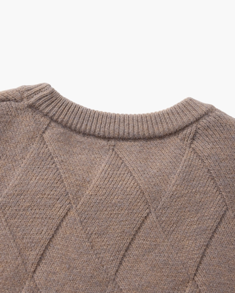 PULL COL ROND LOSANGES