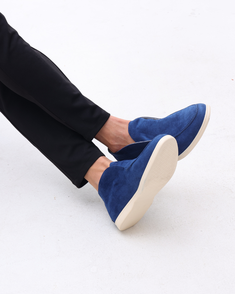 MOCASSINS DAIM HAUTEUR
