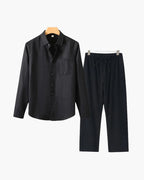 Ensemble Lin Manches Longues Old Money