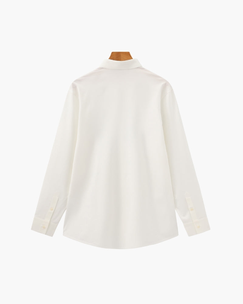 CHEMISE COTON FLEX TAILLÉE