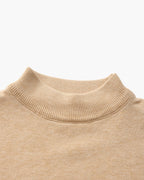 PULL COL MONTANT CÔTELÉ
