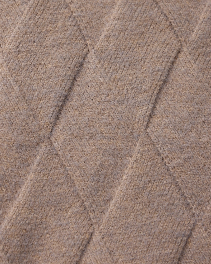 CARDIGAN ZIPPÉ LOSANGES