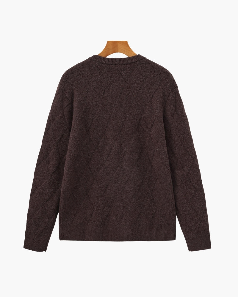 PULL COL ROND LOSANGES