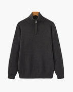PULL DEMI-ZIP MAILLE RAFFINÉ