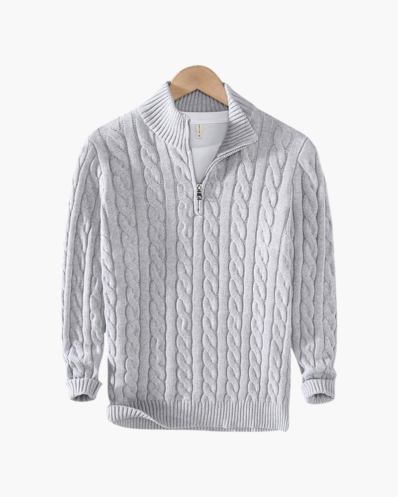 VERBIER PULL DEMI-ZIP HOMME
