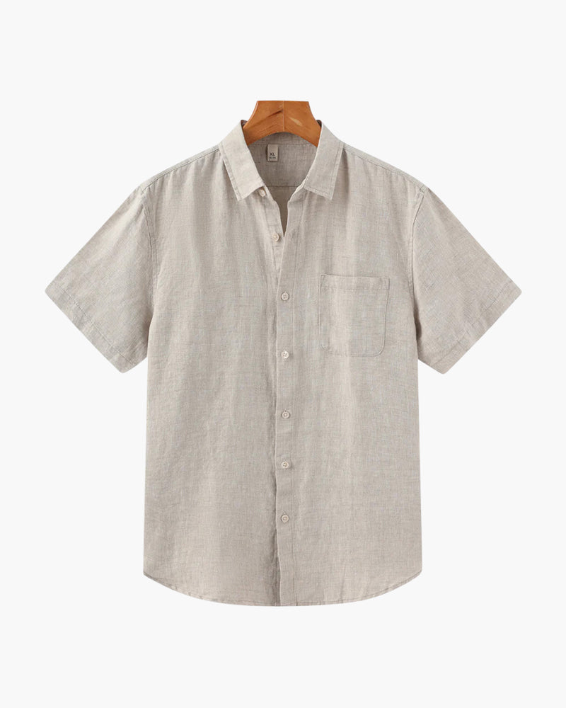 CAPE TOWN CHEMISE LIN COURTE