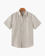 CAPE TOWN CHEMISE LIN COURTE