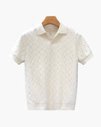 POLO TRICOTÉ TEXTURÉ