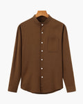 CHEMISE COL MANDARIN COTON