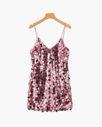 STÉPHANIE MINI ROBE SEQUINS