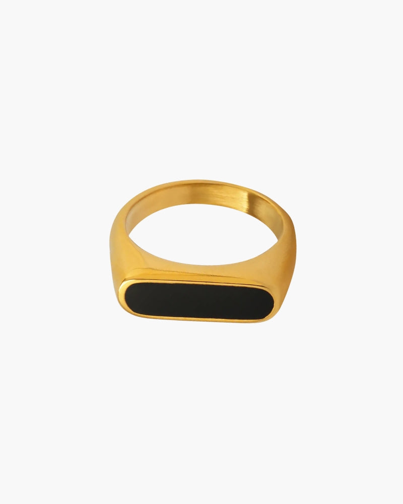 ONYX ANNEAU MINIMALISTE