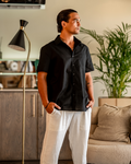CAPE TOWN CHEMISE LIN COURTE