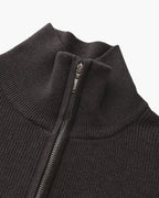 PULL DEMI-ZIP MAILLE RAFFINÉ