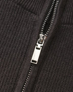 PULL DEMI-ZIP MAILLE RAFFINÉ