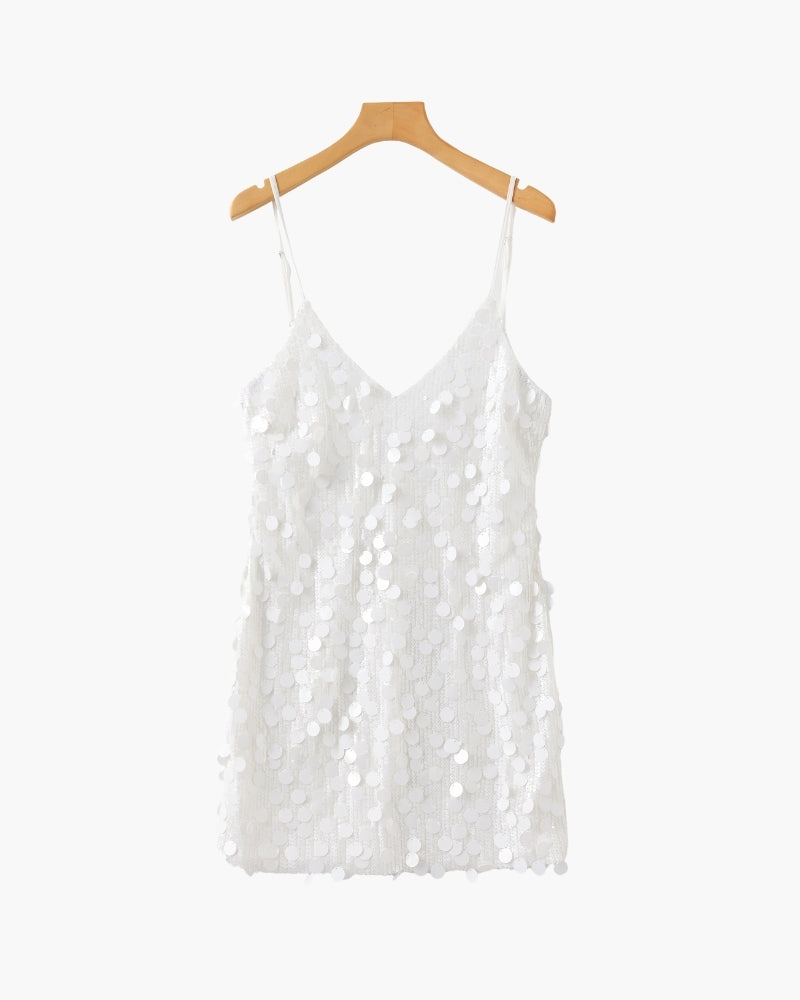 STÉPHANIE MINI ROBE SEQUINS