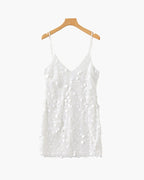 STÉPHANIE MINI ROBE SEQUINS