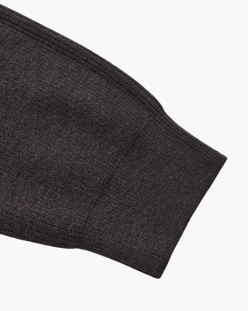 PULL DEMI-ZIP MAILLE RAFFINÉ