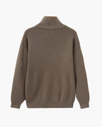 PULL DEMI-ZIP MAILLE RAFFINÉ