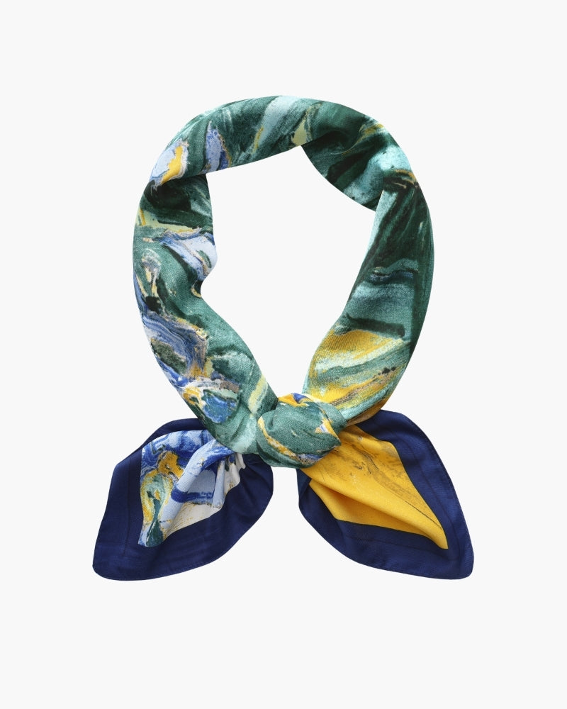 CHÂTEAU FOULARD IMPRESSIONNISTE