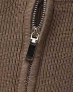 PULL DEMI-ZIP MAILLE RAFFINÉ