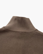PULL DEMI-ZIP MAILLE RAFFINÉ