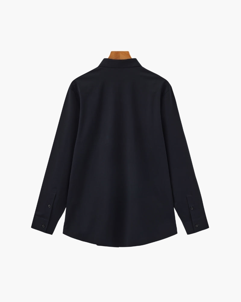 CHEMISE COTON FLEX TAILLÉE