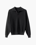 PULL POLO TRICOTÉ TEXTURÉ