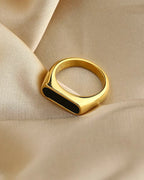 ONYX ANNEAU MINIMALISTE
