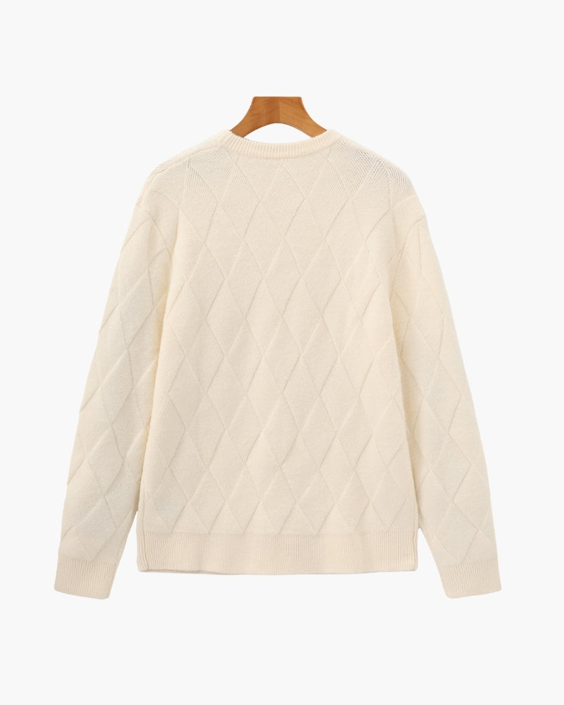 PULL COL ROND LOSANGES