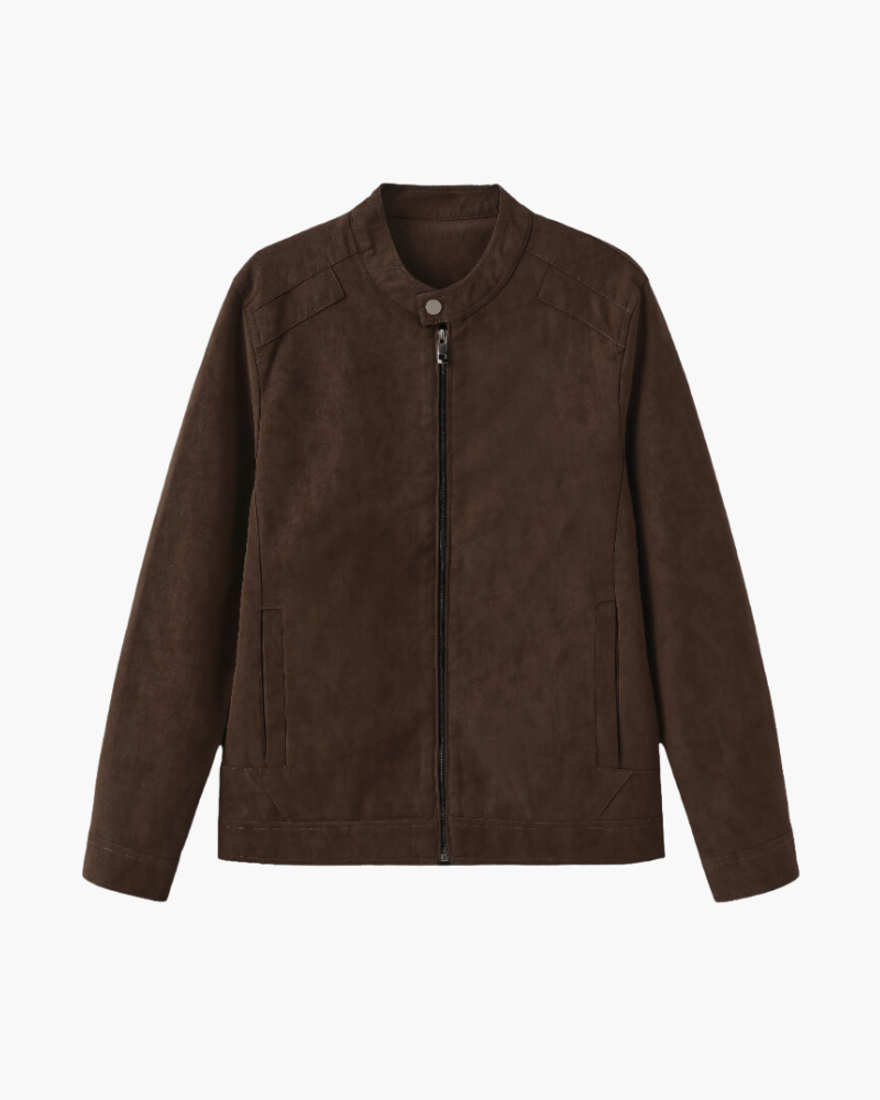 ESTATE VESTE DAIM CUIR