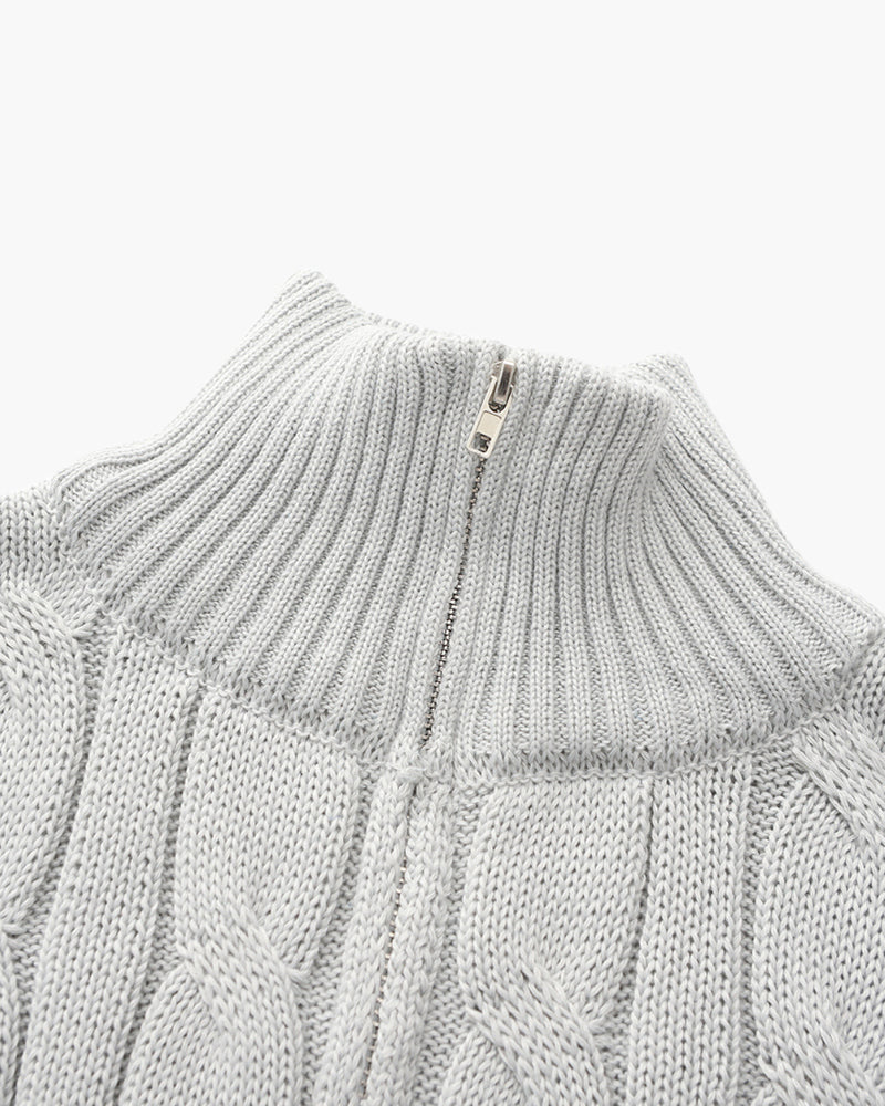 VERBIER PULL DEMI-ZIP HOMME