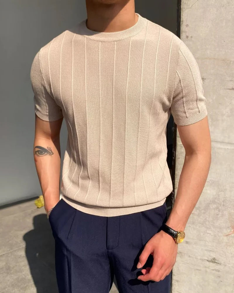CANNES T-SHIRT CÔTELÉ