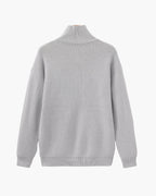 PULL DEMI-ZIP MAILLE RAFFINÉ
