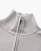 PULL DEMI-ZIP MAILLE RAFFINÉ