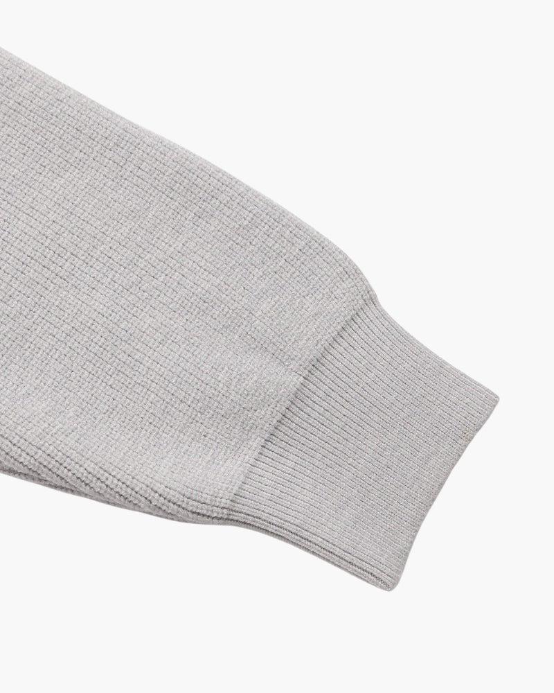 PULL DEMI-ZIP MAILLE RAFFINÉ