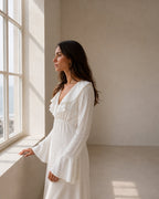 VIOLETTE ROBE MIDI FROUFROU