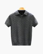 POLO TRICOTÉ TEXTURÉ