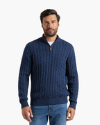 VERBIER PULL DEMI-ZIP HOMME