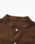 CHEMISE COL MANDARIN COTON