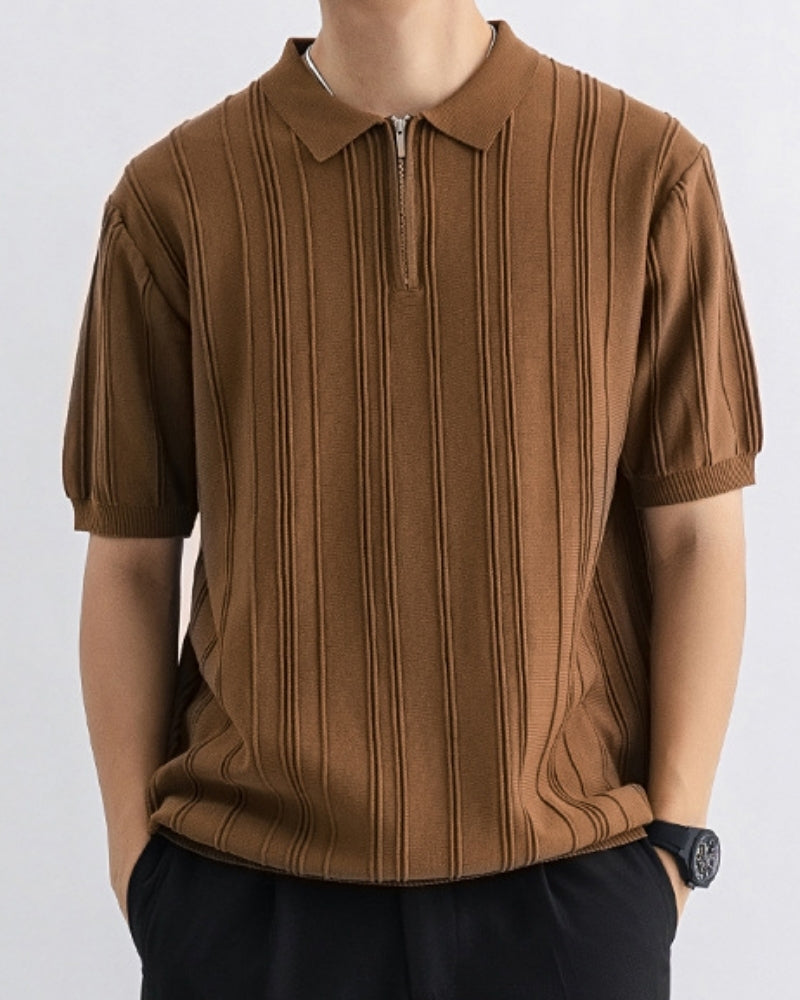 POLO ZIPPÉ SIGNATURE