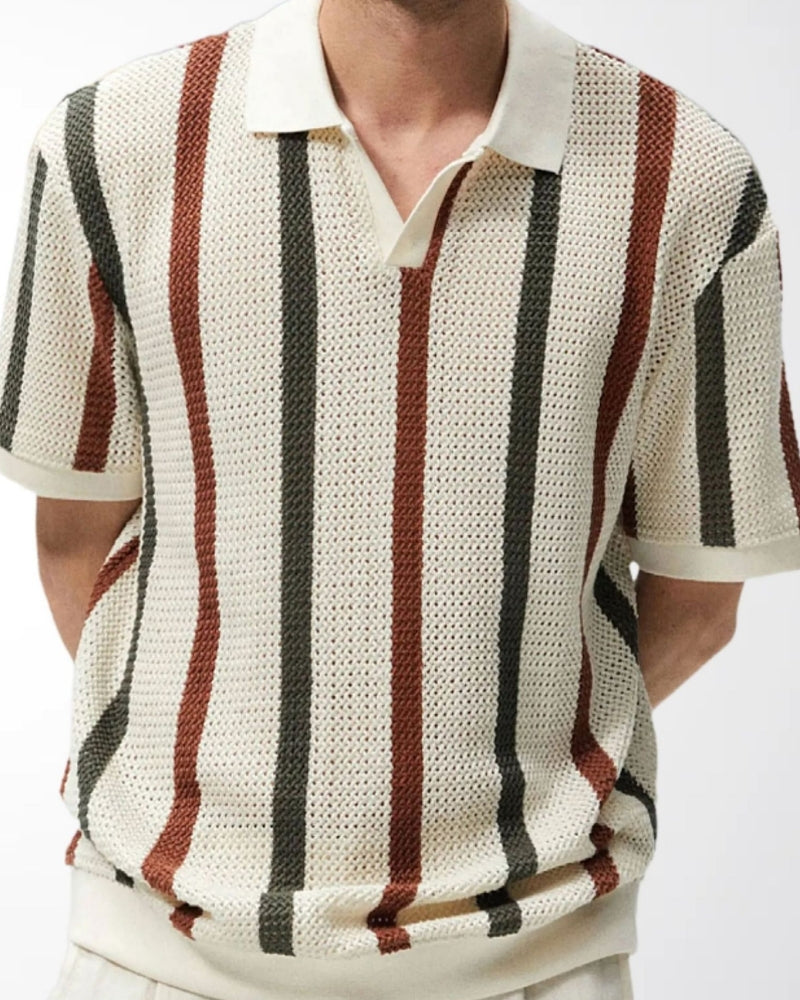 POLO RAYÉ TRICOT RESORT