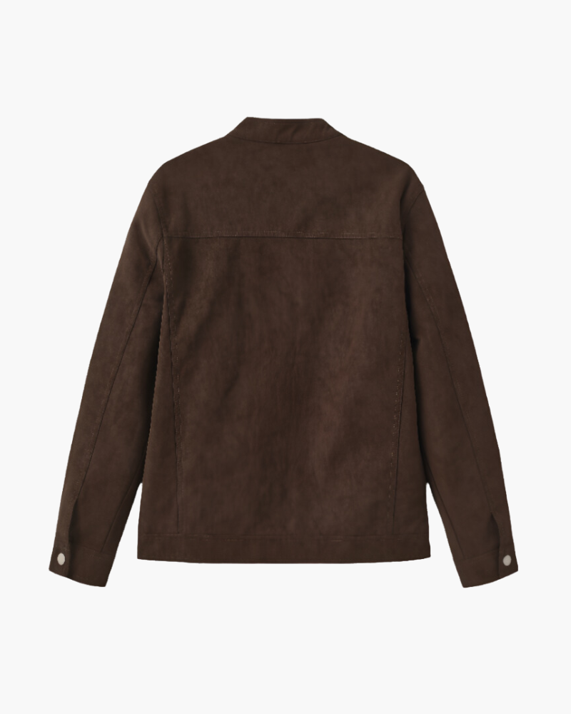 ESTATE VESTE DAIM CUIR