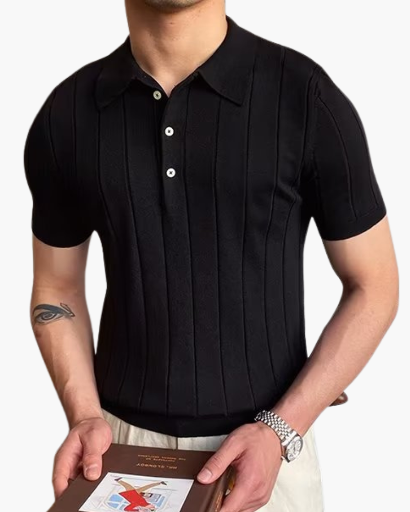 CANNES POLO COTON CÔTELÉ