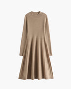 ISAURE ROBE ÉVASÉE CACHEMIRE