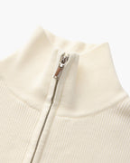 PULL DEMI-ZIP MAILLE RAFFINÉ