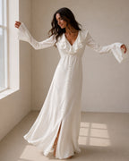 VIOLETTE ROBE MIDI FROUFROU